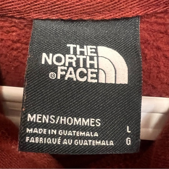 THE NORTH FACE Men's Large Red Bear Pullover Hoodie Sweatshirt TNF - Picture 9 of 15